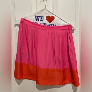 Jcrew Color Block Pink Skirt